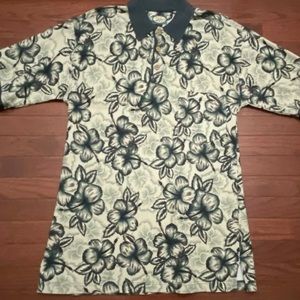TOMMY BAHAMA Men’s Big&Tall GOLF Polo (SMALL) HAWAIIAN FLORAL